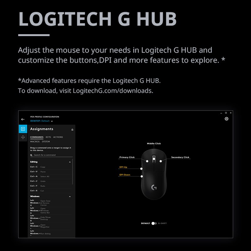 Logitech G PRO X SUPERLIGHT Wireless Gaming Mouse, Ultra-Lightweight