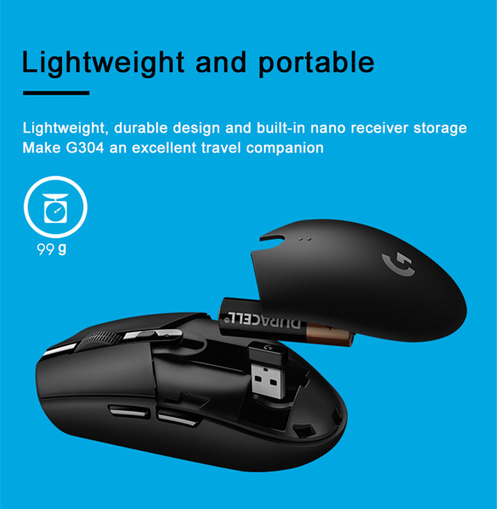 Original-Logitech-G304-G305-Wireless-Gaming-Mouse-PC-Gamer-12000DPI-Hero-Sensor-RGB-Usb-For-Laptop