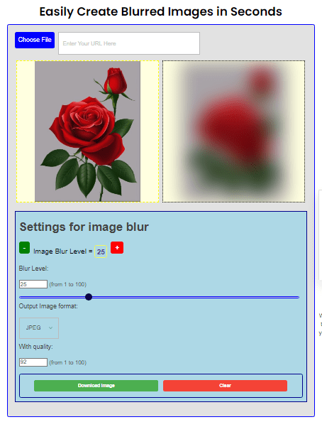 Blur Image Online Tool: Quickly Blur Images For Various Creative ...